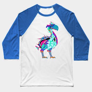 dodo dinosaur beast ecopop kaiju bird art Baseball T-Shirt